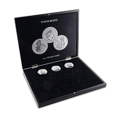Leuchtturm 368022 Estuches VOLTERRA para 10 monedas de plata de 2 onzas «Tudor