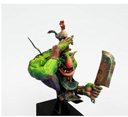 LIANGFANG 1/10 Troll Cook Chicken Quest 60Mm Busto Resina Kit DIY Juguetes sin Montar Modelo de Resina sin Pintar