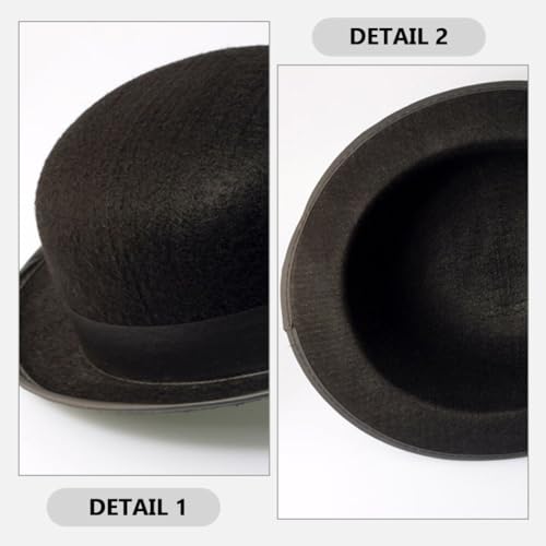 LIFKOME Sombrero De Copa 3 Piezas Sombrero De Copa De Mago Sombreros De Copa Victorianos Altos Sombrero De Mago Formal Divertido Para Adultos Niños Disfraz Accesorio Juego De