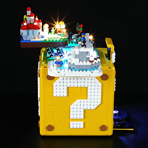 LIGHTAILING Kit de iluminación LED para Lego- 71395 Super Mario 64 Bloques de Interrogación Modelo - Juego de luces LED compatible con el modelo Lego (no incluye el modelo Lego)