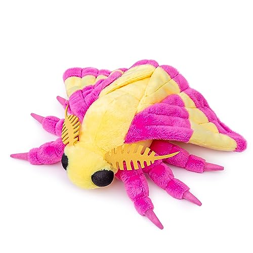 lilizzhoumax Polilla Peluche 38cm/15”, Polilla Peluche Lindas muñecas de Relleno de roedores, Lindo Polilla Peluche, Polilla Insecto Suave Relleno Juguetes De Animales Salvajes