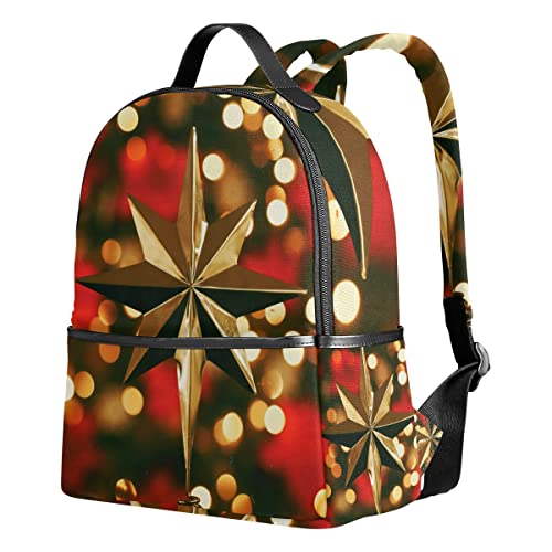 LINAOKIM Chrismas Star Mochila de viaje para viajes internacionales