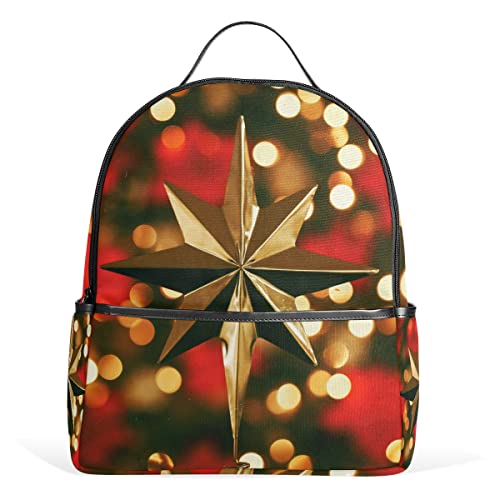 LINAOKIM Chrismas Star Mochila de viaje para viajes internacionales