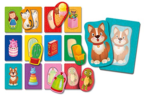 Liscianigiochi Montessori Baby Activity Double Cards