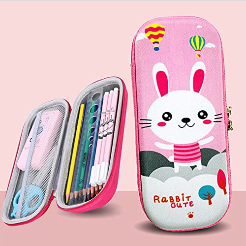 LOIJMK Animal Pen Estuche para Lápices Diseño Bolsas Niñas Caso Niños Comics Cute Niños Cuidado del Bebé En Medio Del Mundo del Agua, D, talla única