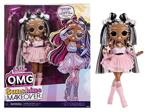 L.O.L. Surprise! OMG Sunshine Makeover Fashion Doll - SWITCHES - Incluye Funciones de Cambio de Color, Múltiples Sorpresas y Accesorios Fabulosos - Regalo para Niños 4+ Años