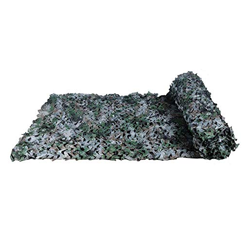 Lona alquitranada Camping Camo Net, Woodland Red de camuflaje, Incremente la Red de refuerzo, Adecuado para Army Shade Campo de tiro de caza militar Escondite al aire libre Coche cubierto Decoración d