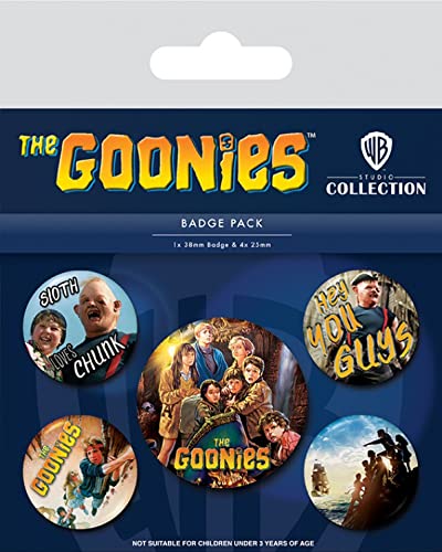 Los Goonies Treasure Set De Chapas 15x10 cm