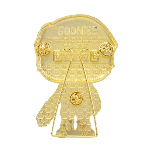 Loungefly Funko POP! Pin De Esmalte De Esmalte Grande GOONIES: MIKEY - Chunk - The Goonies Pin De Esmalte - Broche Imperdible Coleccionable - Para Mochilas & Bolsas - Idea Para Regalo - Fans De Movies