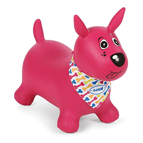 Ludi 2777 - Rose Mon Chien Sauteur Cachorro inflable, Rosa