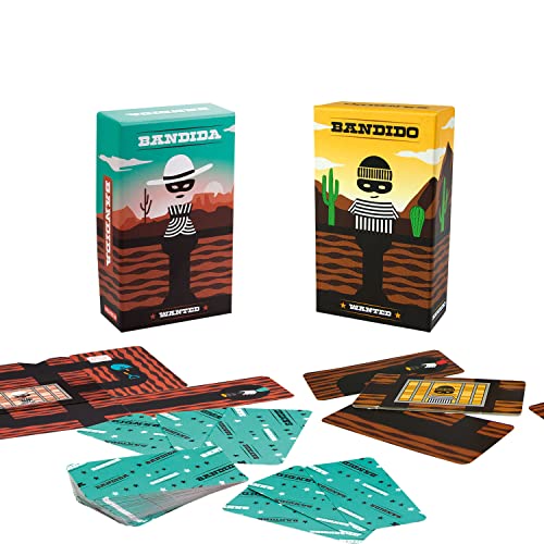 Ludilo - Bandido + Bandida | Juegos De Mesa Niños 6 Años | Juegos Educativos 6 Años | Juegos De Cartas para Niños | Juegos De Mesa 1 a 4 Jugadores | Juegos Mesa