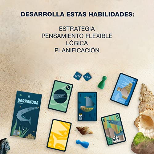 Ludilo - Barrakuda | Juegos De Cartas | Juegos De Mesa Niños 7 Años | Juegos Educativos 7 Años | Regalo Niño 7 Años O Más | Juegos Infantiles De Cartas