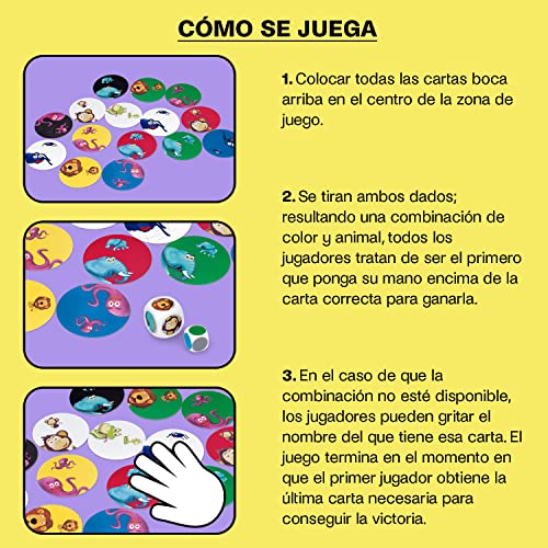 Ludilo - Palabrea Y Grabolo Jr | Juegos De Mesa Niños 6 Años Y 4 Años | Juegos Educativos Niños 4 Años Y 6 Años | Juego De Cartas | Juegos Infantiles