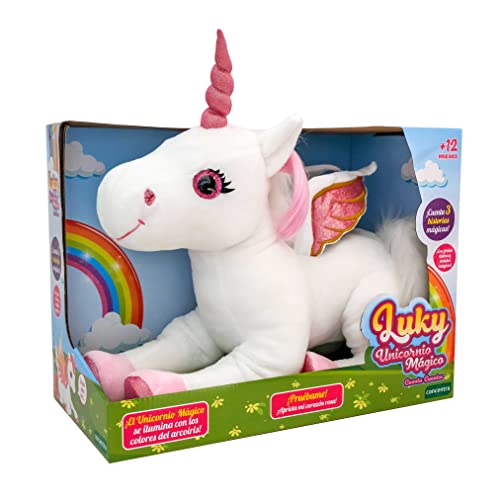 Luky- Unicornio, Color Blanco (CONCENTRA 125190)