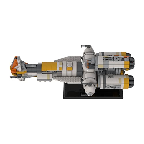 LuminaNova Juego de construcción de maquetas por satélite, 1609 piezas, corbeta Hammerhead Lightmaker Guerras Espaciales, fragata de ciencia ficción, modelo MOC, bloques de sujeción, juego de juguetes