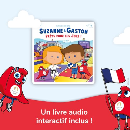 Lunii – Ma Factory à Histoires – Edición limitada Juegos Olímpicos y Paralímpicos de París 2024 – Cuentadora interactiva para niños a partir de 3 años – Caja de historias fabricada en Francia – Nuevo