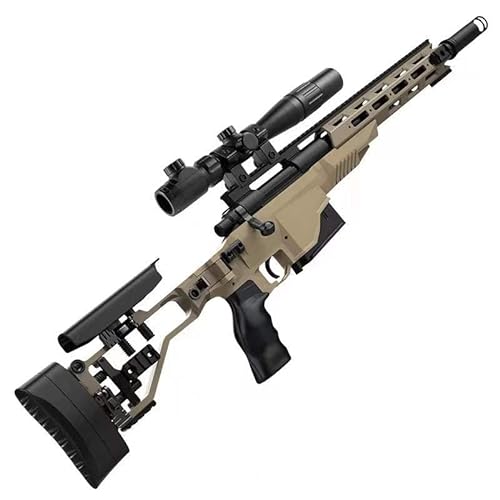 M40A6 Toy Foam Blasters Gun Shell Eyección Soft Bullet Toy Gun Manual Sniper Rifle con Mira Telescópica Lanzadores de Espuma de Juguete Edad 6+ Niños Niñas Adolescentes