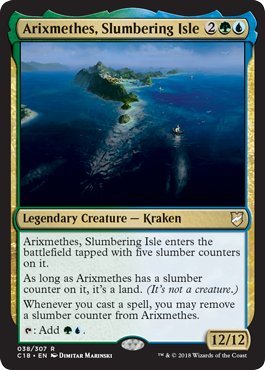 Magic: The Gathering - Arixmethes, Slumbering Isle - Commander 2018