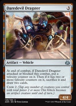 Magic: the Gathering - Daredevil Dragster - Bolide Spericolato - Aether Revolt.