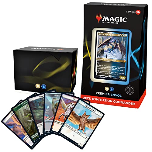 Magic The Gathering Deck de iniciación Commander Primer Vuelo (Blanco-Azul) (versión en francés)