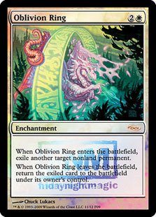 Magic The Gathering - Oblivion Ring - FNM 2009 - FNM Promos - Foil by