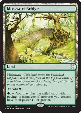 Magic: The Gathering - Puente Mosswort - Commander 2018