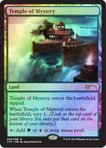 Magic: the Gathering - Temple of Mystery (006/006) - Clash Pack Promos - Foil by Magic: the Gathering