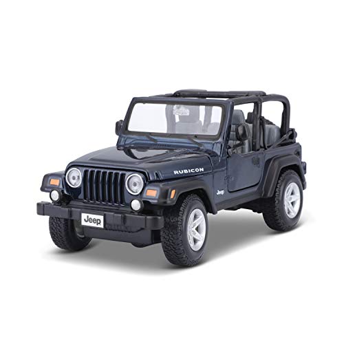 Maisto 31245- Jeep Wrangler Rubicon en escala, 1:27, surtido: colores aleatorios