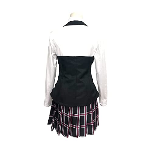 Makoto Niijima Cosplay Disfraz Camisa Falda Anime Uniforme Juego De Halloween,Black-S