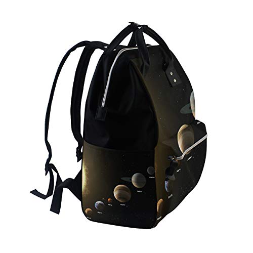 MALPLENA Daypack - Mochila de Viaje con diseño de Eclipse, Unisex Adulto, MA-018, 8, Talla única