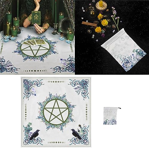 Mantel Cartas Tarot Altar Místico para Buscadores Espirituales Mantel Tarot