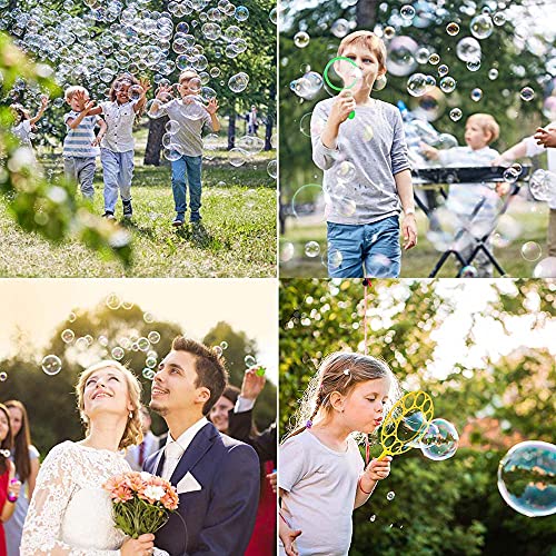 Maquina de Burbujas,Varita de Burbuja Kit,Juego de Burbujas de Jabón,Creativo Bubbles Maker para Niños Juegos al Aire Libre en Interiores 15 Piezas