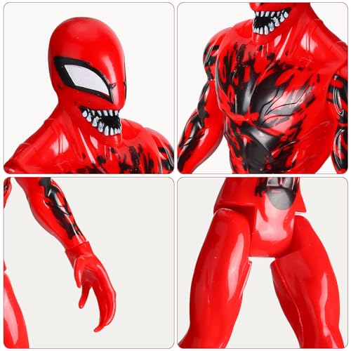 Marvel Carnage Figura, Marvel Venom Titan Hero Series Juguetes, Titan Hero Serie Carnage Action Figur, Figura de Acción de 30 cm del Superhéroe para Niños de 4 Años (Marvel Carnage)