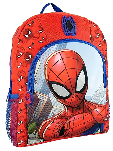 Marvel Mochila Spiderman para Niños y Niñas | Mochila Escolar para Niños Spiderman | Mochilas Infantiles | Mercancía Oficial de Spiderman