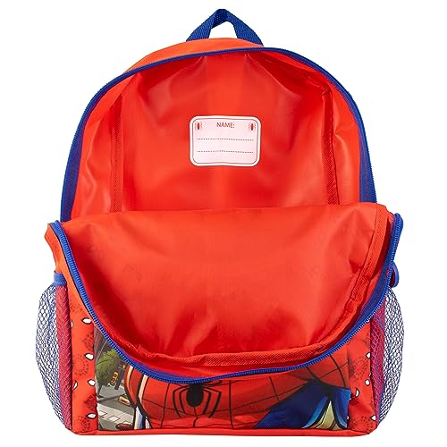 Marvel Mochila Spiderman para Niños y Niñas | Mochila Escolar para Niños Spiderman | Mochilas Infantiles | Mercancía Oficial de Spiderman