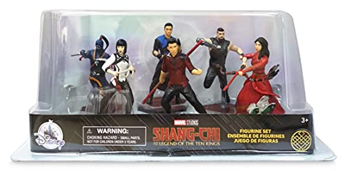 Marvel Shang-Chi y la leyenda de los diez anillos – Juego de figuras – Decoración para tartas – 6 piezas