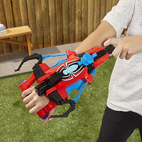 Marvel Spider-Man, Lanzador de Dardos y Agua, Juguetes de superhéroes, A Partir de 5 años, Lanzador Nerf Spider-Man, Lanza Agua