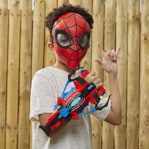 Marvel Spider-Man, Lanzador de Dardos y Agua, Juguetes de superhéroes, A Partir de 5 años, Lanzador Nerf Spider-Man, Lanza Agua