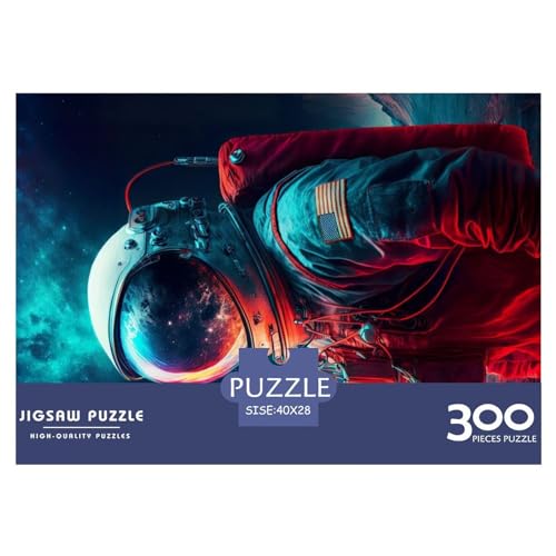 Más Allá De Las Estrellas,Rompecabezas De Astronauta para Adultos,300 Rompecabezas para Adultos,Rompecabezas De 300 Piezas,Juegos Educativos,Regalo (Tamaño 40X28CM)