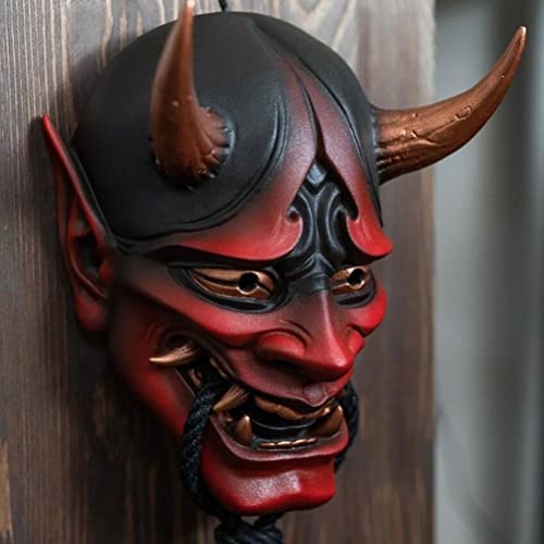 文本翻译 原文 商标 Máscara de terror de Halloween, cosplay japonés, cubierta facial de demonio de látex, cubierta facial suave de anime de horror, cubierta facial de demonio fantasma de Halloween