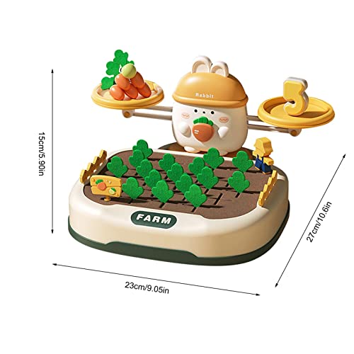 Mashin Cosecha Zanahorias - Juguete para Plantar Cosecha Zanahorias - Juego Cosecha Zanahorias, iluminación Digital, Juguetes Juego Memoria para niños pequeños, Juego