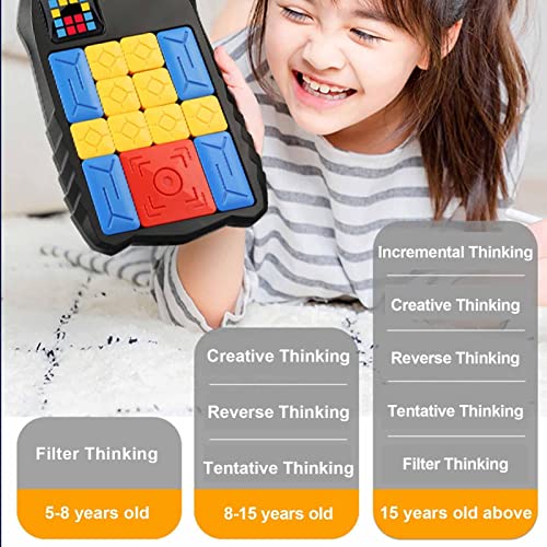 Mashin Diapositivas Rompecabezas | Juegos Mesa electrónicos | Super SliBrain Games mejorados, Electronic Flow Slider Travel, Stem Toys para Todas Las Edades