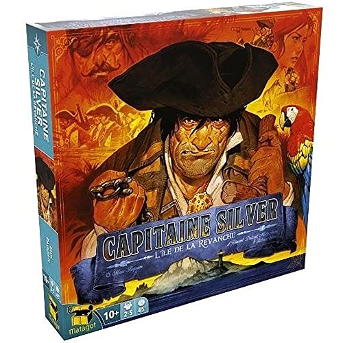 Matagot, Captain Silver: Revenge Treasure Island Expansion, Board Game, 2-5 Players, Ages 10+, 45 Minutes Playing Time