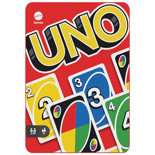 Mattel Games - Pack 2 Juegos de Mesa - UNO Juego en Lata (HGB63) + UNO Flex (HMY99) Juego de Cartas Familiar con 112 Cartas. Juego de Cartas con Cartas Que Permiten Cambiar el Color. +7 años