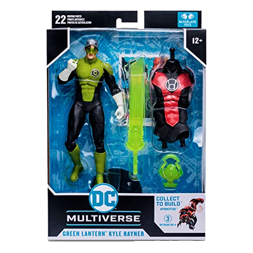 McFarlane Figura de Acción DC BUILD-A - Blackest Night Kyle Rayner Multicolor TM15481