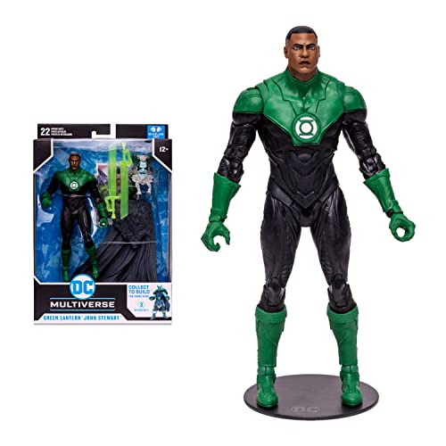 McFarlane- Figura John Stewart Green Lantern Multiverse DC Comics 18cm Does Not Apply Juguetes, Multicolor, One size (BANPRESTO TM15473)