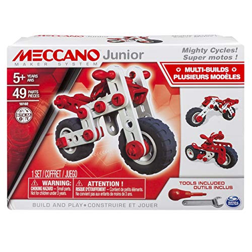 Mecano - Juego de construcción - - 6026957 Super Junior Meccano Motocicletas , color/modelo surtido