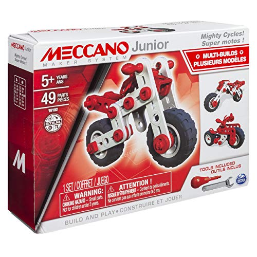 Mecano - Juego de construcción - - 6026957 Super Junior Meccano Motocicletas , color/modelo surtido