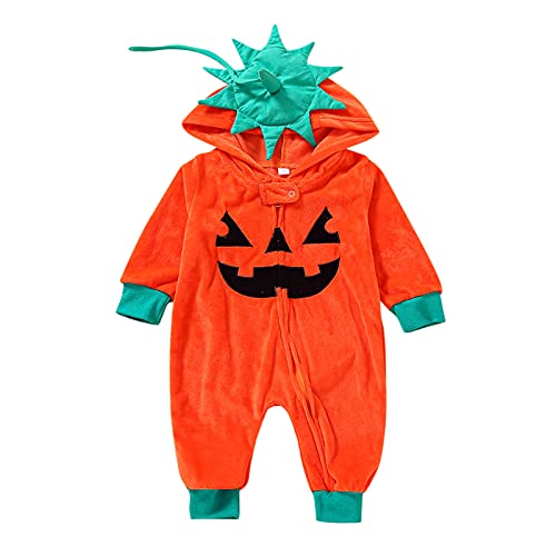 MeiLyviba Disfraz de Halloween para niños, unisex, divertido, juego de ropa a rayas, estampado de niñas, disfraz espeluznante fantasma, disfraz de fiesta de cosecha, juego de calabaza, artículos de