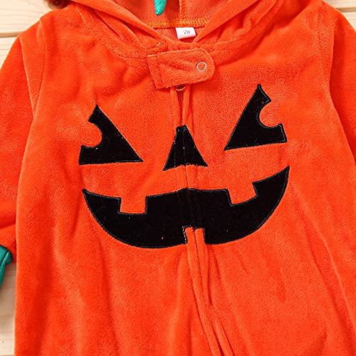 MeiLyviba Disfraz de Halloween para niños, unisex, divertido, juego de ropa a rayas, estampado de niñas, disfraz espeluznante fantasma, disfraz de fiesta de cosecha, juego de calabaza, artículos de